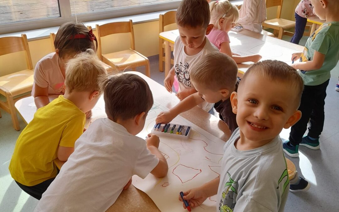 Nasze kolorowe przedszkole – wdrażanie do pracy zespołowej
